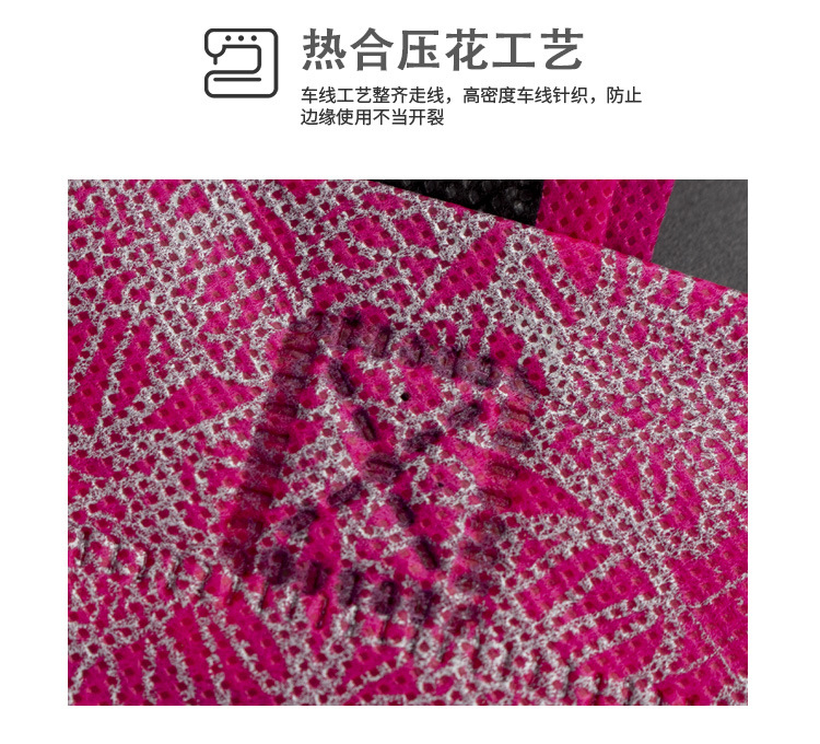 優質廠家生產定制個性創意喜慶送禮加厚凸印膠印手提無紡布袋