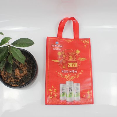 酒廠無(wú)紡布覆膜袋 無(wú)紡布袋定做廣告購(gòu)物袋手提袋子定制