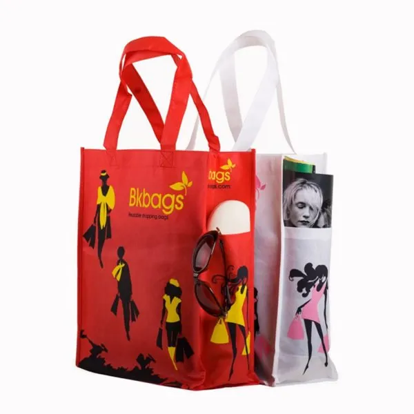 PP non-woven BKS bag with side packet PP 無紡布袋帶側(cè)袋
